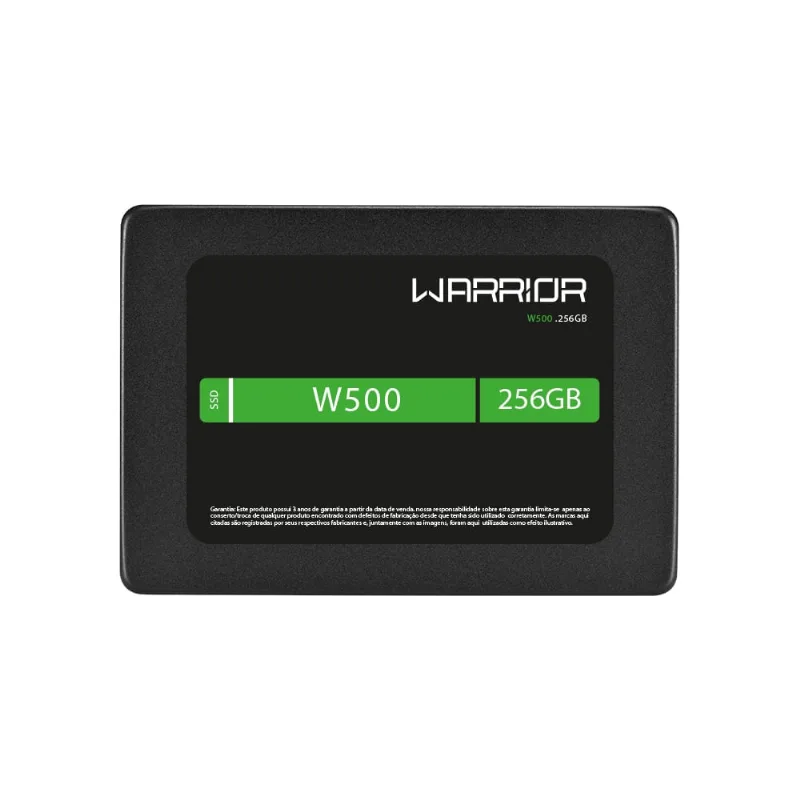 SSD Warrior Gamer 2.5 Pol. 256GB W500 Gravação Até 500 Mb/S SATA - SS511 SS511