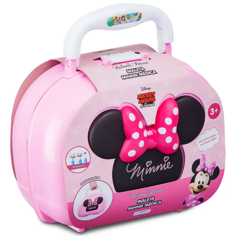 Conjunto de Acessórios - Disney - Minnie - Maleta Médica - Multikids
