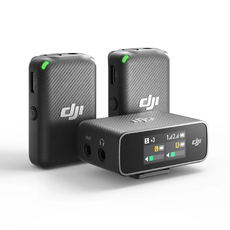 Microfone Dji Mic 2 Canais Sem Fio Até 250m - Dji108