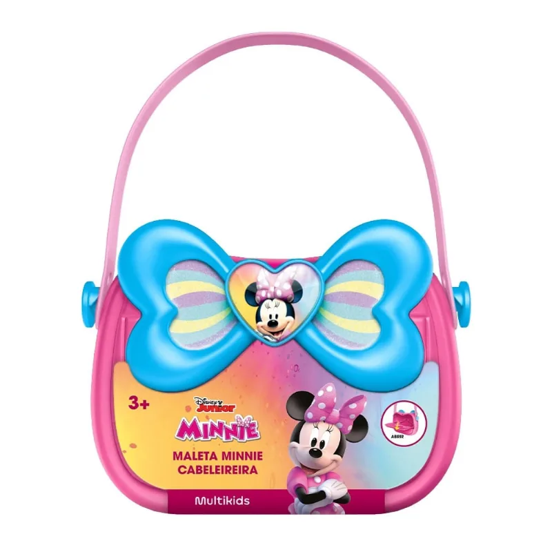 Maleta Cabeleireira Minnie Disney com Acessórios Multikids - BR1985