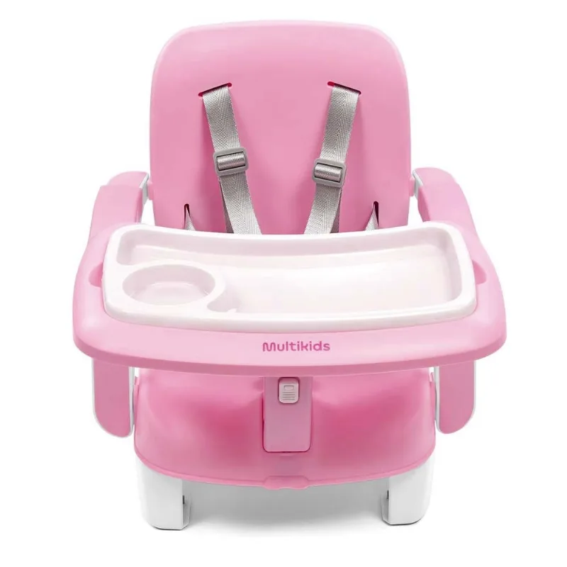 Cadeira de Alimentação Portátil Lollipop 6M 15KG Rosa Multikids Baby - BB474