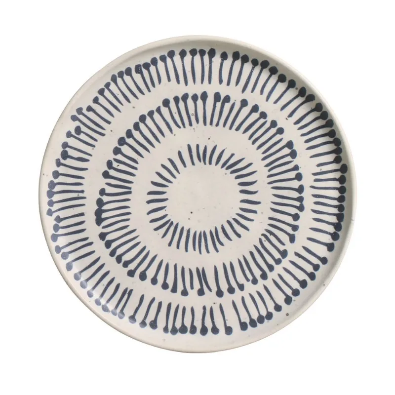 Conjunto com 6 Pratos de Sobremesa Bio Stoneware Primitiva Ø21,5cm