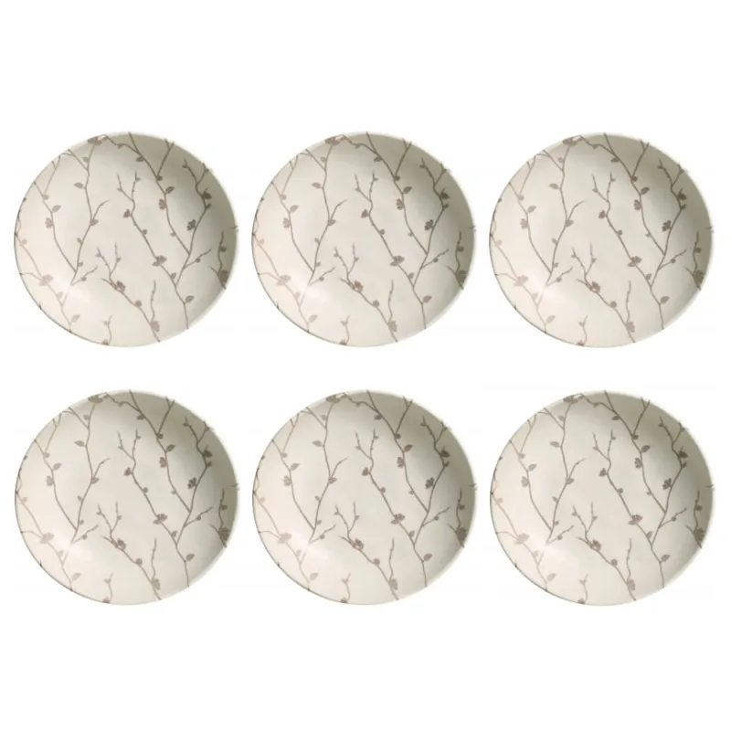 Conjunto de Pratos Fundos 06 Peças Bio Luar Porto Brasil - Porto Brasil - Utilidades Domesticas