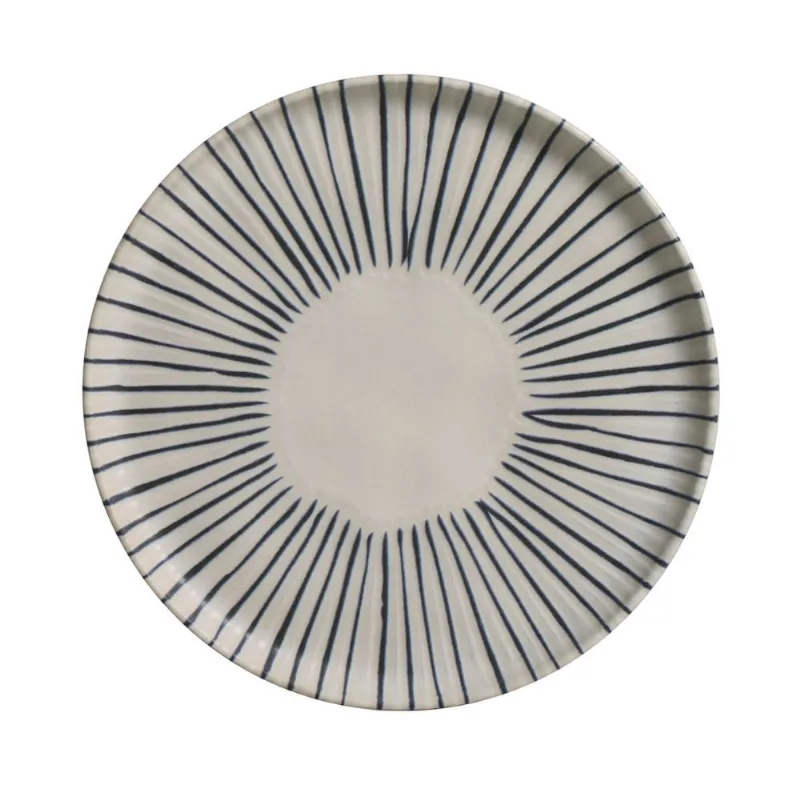 Prato de Sobremesa Bio Elemento Cor Off White Porto Brasil 21cm - Porto Brasil Cerâmica - Utilidades Domesticas