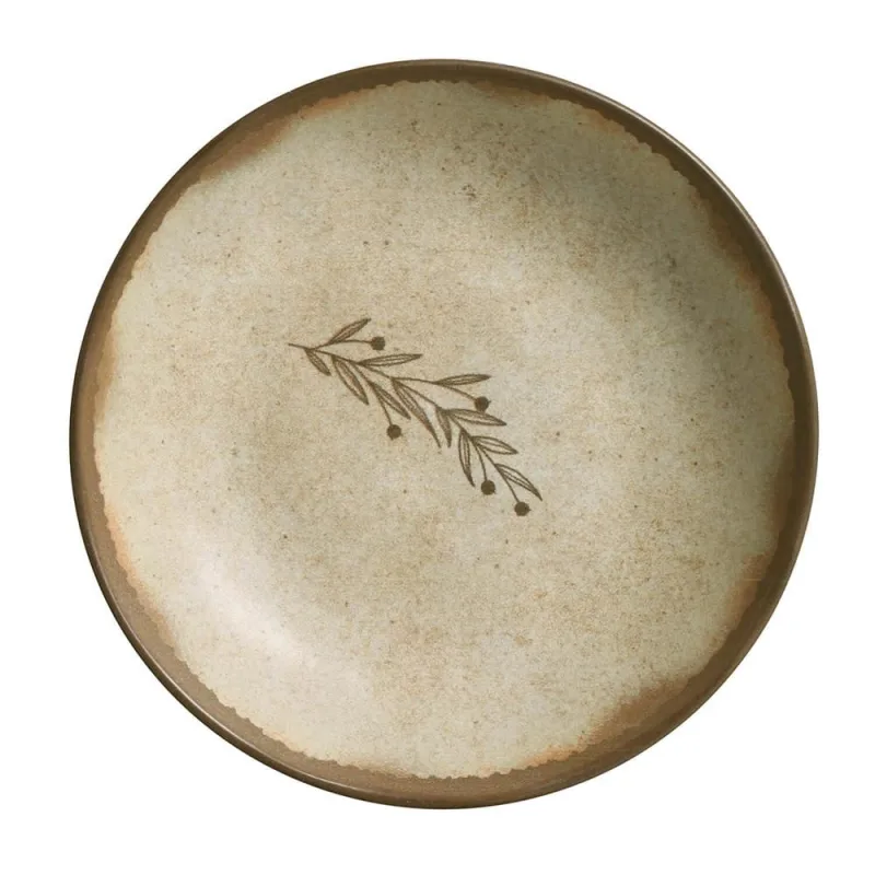 Conjunto com 6 Pratos Fundo Bio Stoneware Nativa Ø22,5cm 830ml - Porto Brasil Cerâmica