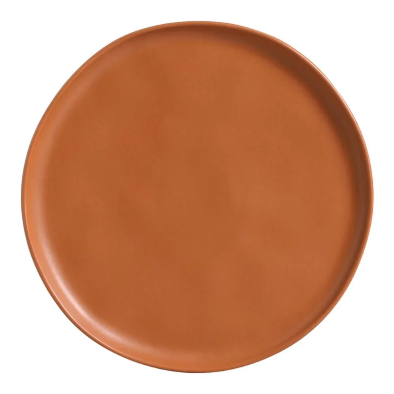 Conjunto com 6 Pratos Raso Bio Stoneware Terrakotta Ø27,5cm