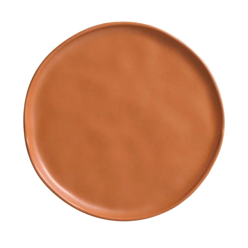 Conjunto com 6 Pratos de Sobremesa Bio Stoneware Terrakotta Ø21,5cm