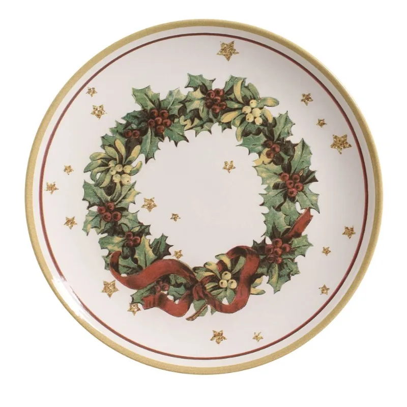Conjunto com 6 Pratos Raso Coup Santa Claus Ø27,5cm
