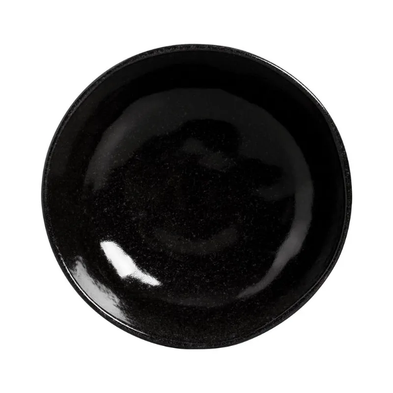 Conjunto com 6 Pratos Fundo Bio Black Sand Ø25cm 1100ml