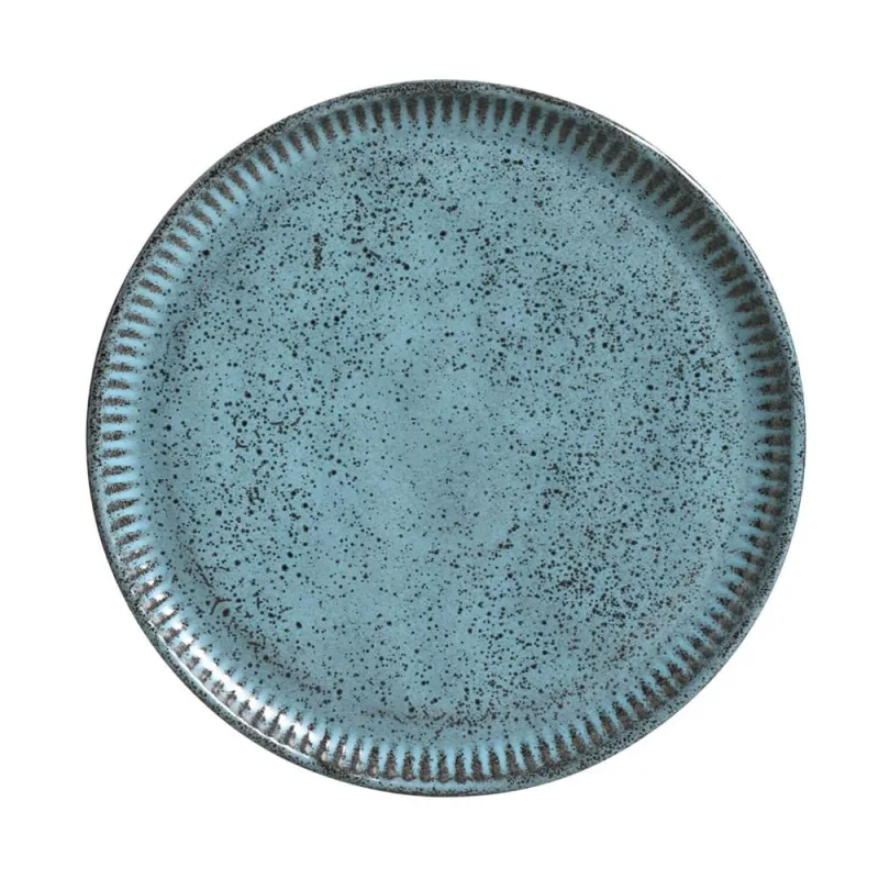 Conjunto com 6 Pratos de Sobremesa Linhas Night Sky Ø21,5cm - Porto Brasil Cerâmica - Utilidades Domesticas