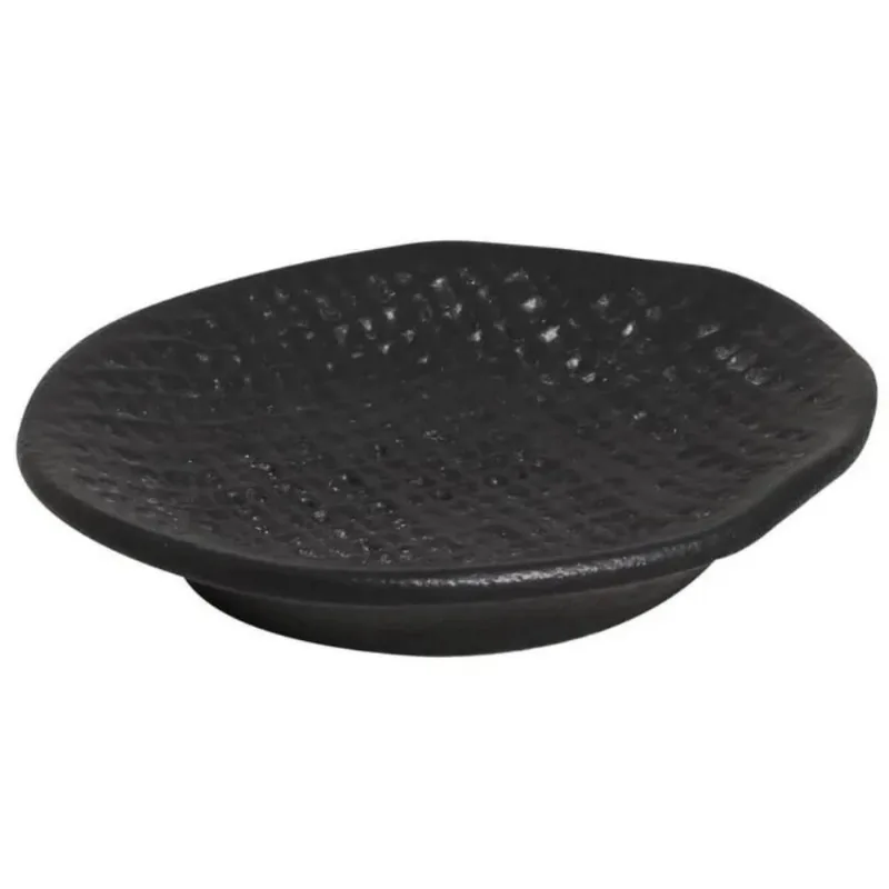 Ramequim Cerâmica Stoneware Porto Brasil 57ml Preto Matte Juta Molheira Média Entradas Petiscos Soyo