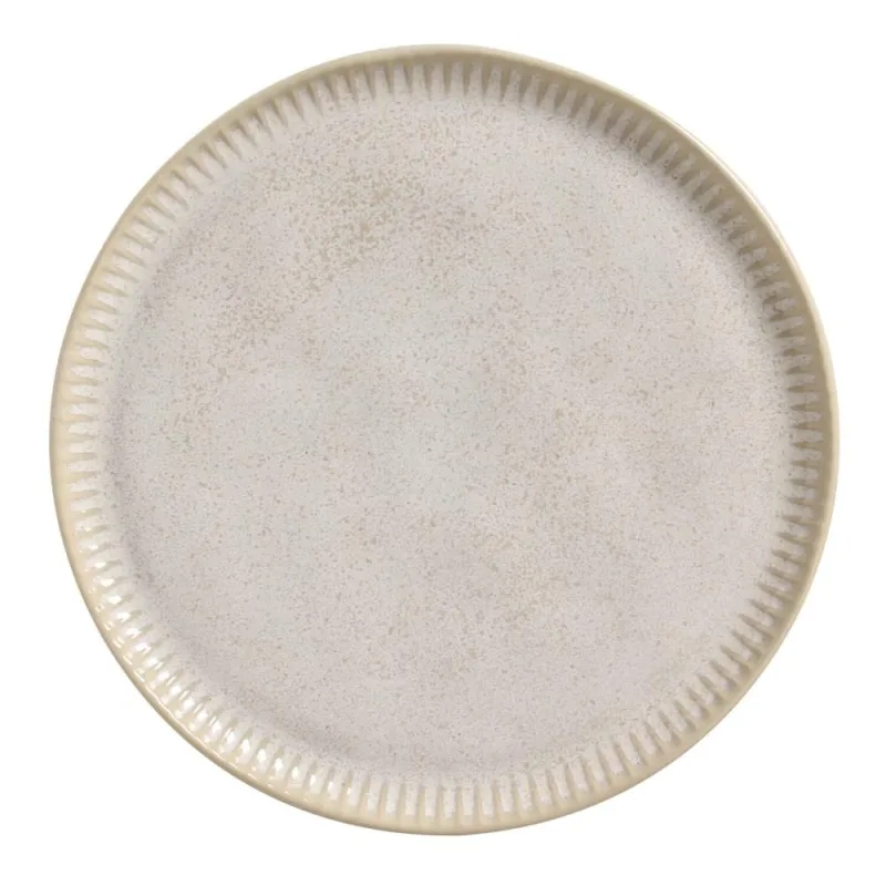 Conjunto com 6 Pratos Raso Linhas Latte Ø27,5cm - Porto Brasil Cerâmica - Utilidades Domesticas