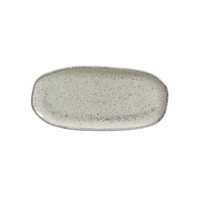 Conjunto com 4 Travessas Oval Rasa Pequena Orgânico Pistache 23x11cm - Porto Brasil Cerâmica - Utilidades Domesticas