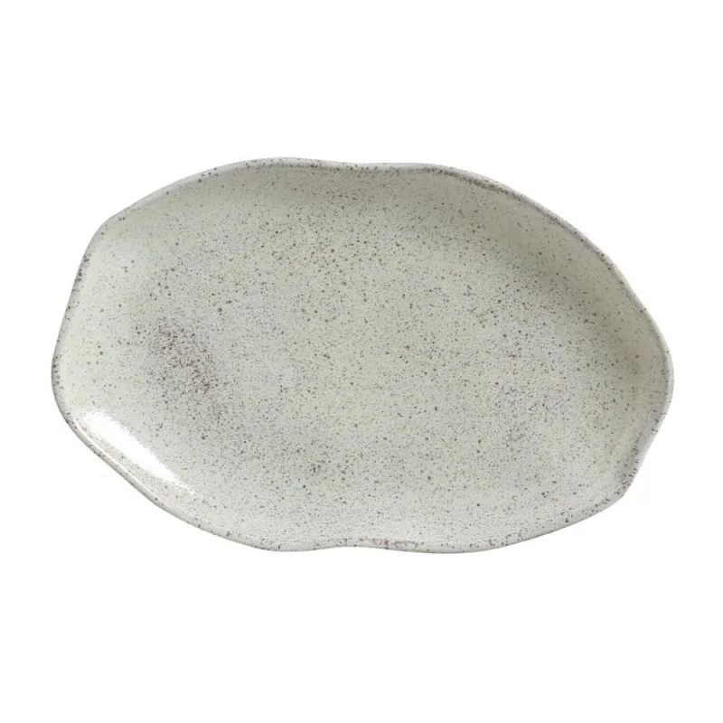 Conjunto com 4 Travessas Oval Rasa Média Bio Pistache 30x20cm - Porto Brasil Cerâmica - Utilidades Domesticas