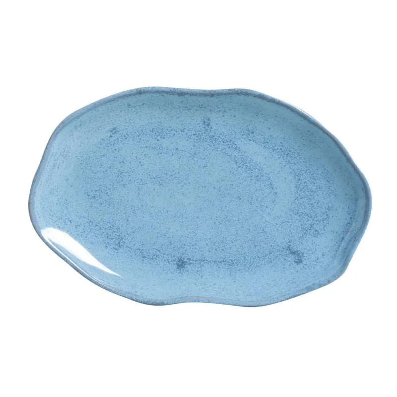 Conjunto com 4 Travessas Oval Rasa Média Bio Breeze 30x20cm - Porto Brasil Cerâmica