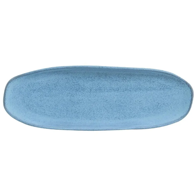 Conjunto com 4 Travessas Oval Rasa Grande Orgânico Breeze 36x13cm - Porto Brasil Cerâmica