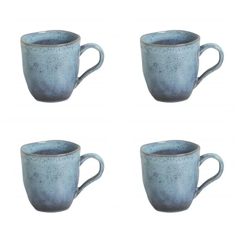 Conjunto De Canecas 04 Peças Orgânico Breeze Porto Brasil