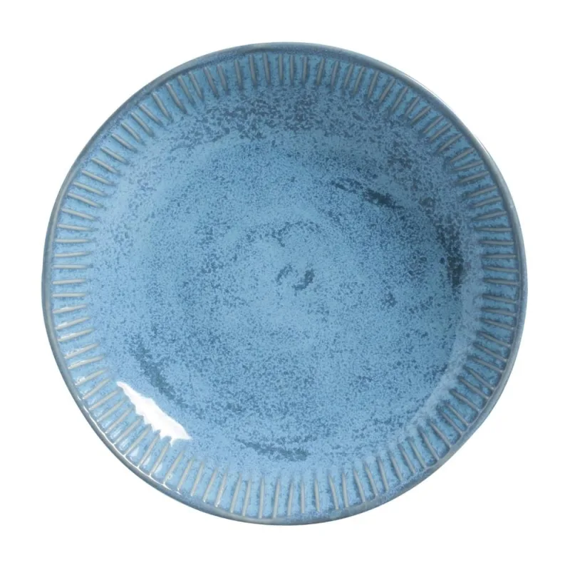 Conjunto com 6 Pratos Fundo Linhas Breeze Ø22,5cm 830ml - Porto Brasil Cerâmica