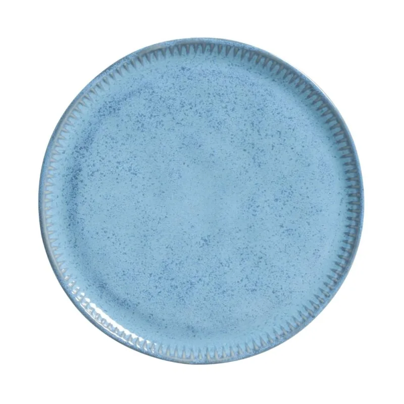 Conjunto com 6 Pratos de Sobremesa Linhas Breeze Ø21,5cm - Porto Brasil Cerâmica