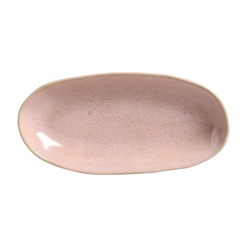 Conjunto com 4 Travessas Oval Funda G Orgânico Litchi 32x16cm 650ml - Porto Brasil Cerâmica