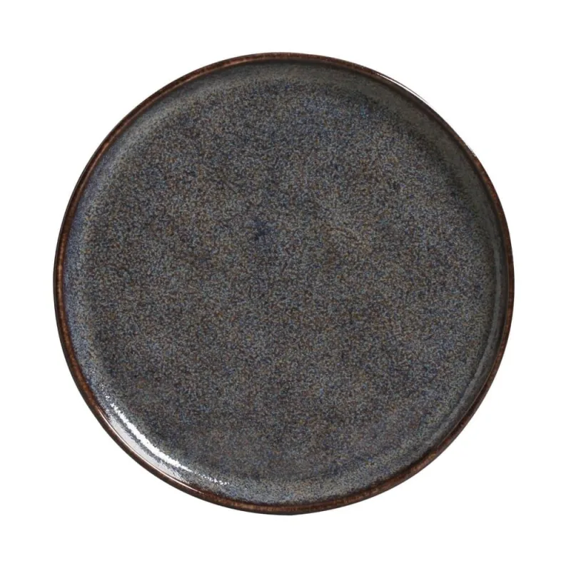 Conjunto com 6 Pratos de Sobremesa Bio Titanium Ø21,5cm - Porto Brasil Cerâmica - Utilidades Domesticas