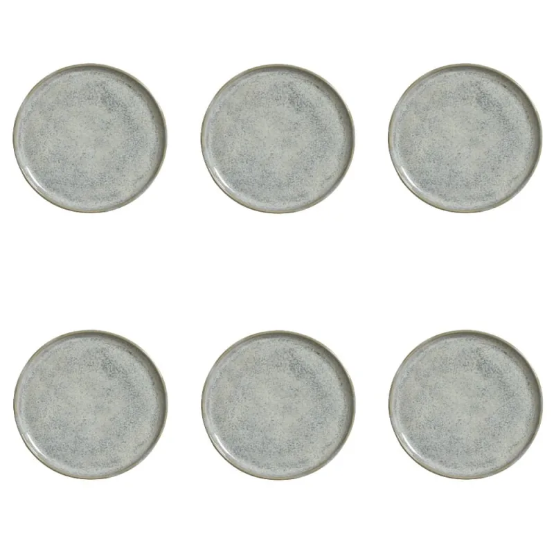 Conjunto de Pratos de Sobremesa 06 Peças Bio Green Granite Porto Brasil - Porto Brasil - Utilidades Domesticas
