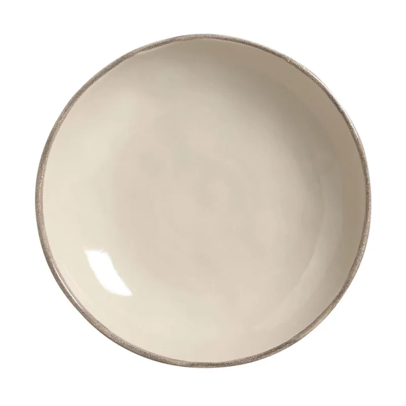 Conjunto com 6 Pratos Fundo Bio Rustic Clay Ø25cm 1100ml - Porto Brasil Cerâmica - Utilidades Domesticas