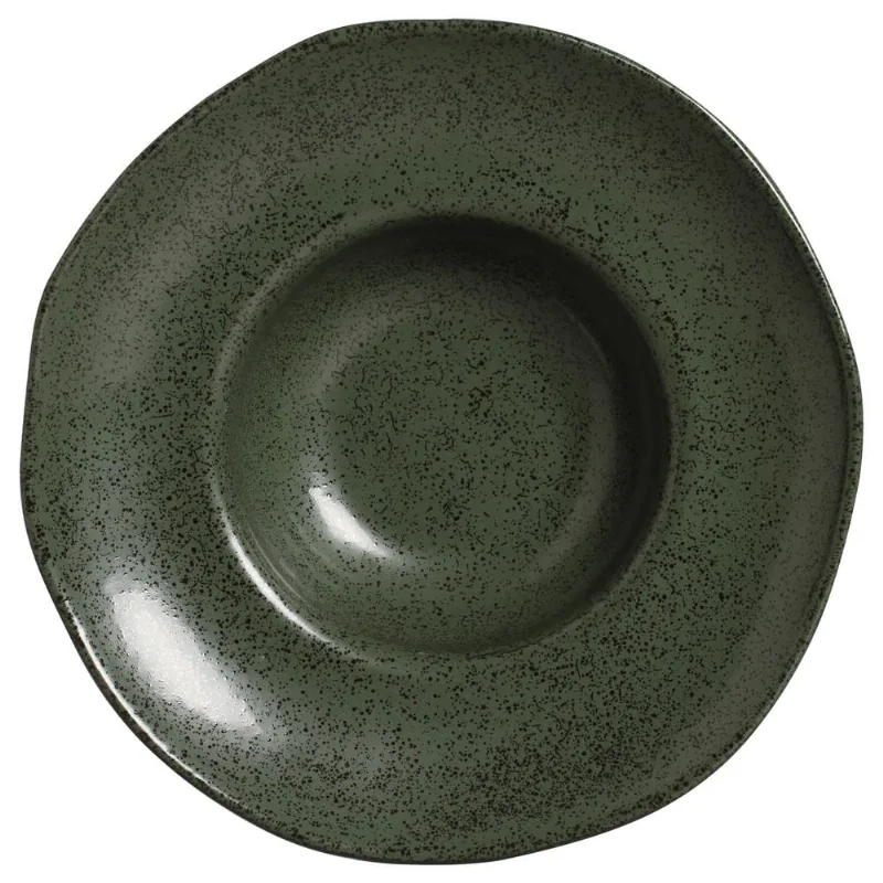 Conjunto com 4 Pratos de Massa Orgânico Greenery Ø28x6,5cm 450ml