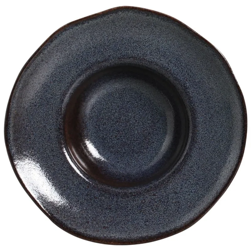 Conjunto com 4 Pratos de Massa Orgânico Titanium Ø28x6,5cm 450ml - Porto Brasil Cerâmica - Utilidades Domesticas