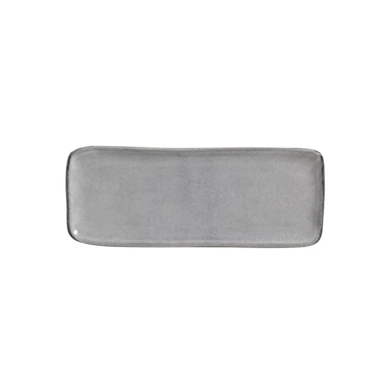 Conjunto com 4 Travessas Retangular Pequena Orgânico Dust 22x9,5cm - Porto Brasil Cerâmica - Utilidades Domesticas