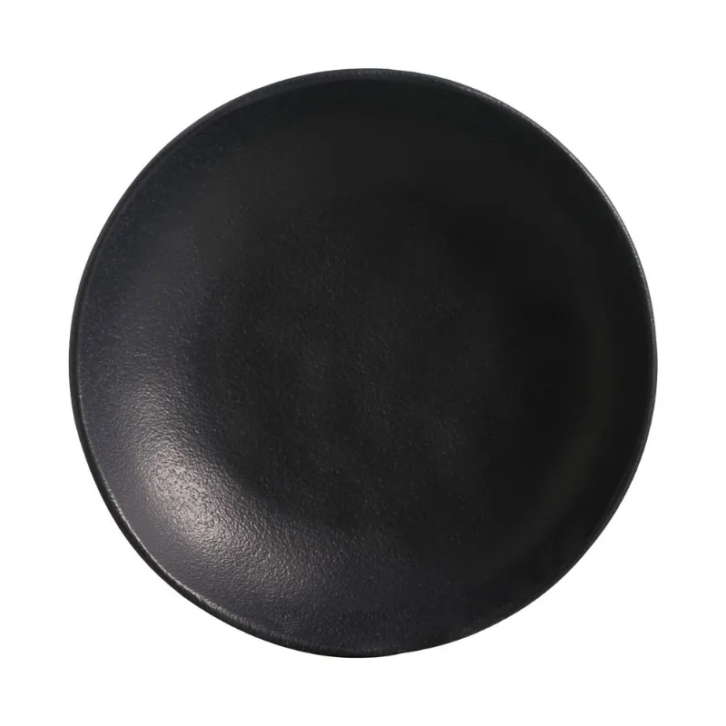 Conjunto com 6 Pratos Fundo Bio Preto Matte Ø22,5cm 830ml