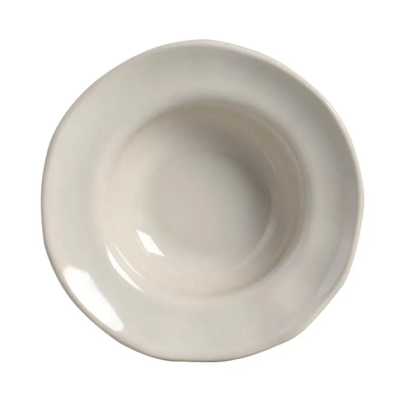 Conjunto com 4 Pratos de Entrada/Sobremesa Orgânico Clay Ø19x5,5cm 250ml - Porto Brasil Cerâmica - Utilidades Domesticas