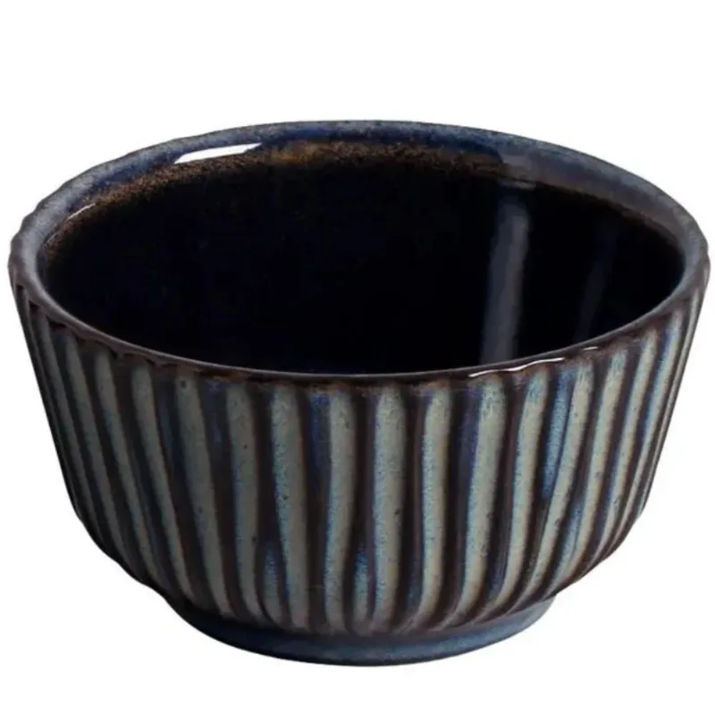 Ramequim Médio 170ml Cerâmica Azul Titanium Porto Brasil 9cm