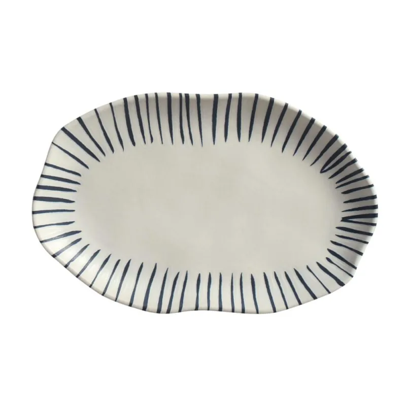 Conjunto com 4 Travessas Oval Rasa Média Bio Elemento 30x20cm - Porto Brasil Cerâmica - Utilidades Domesticas