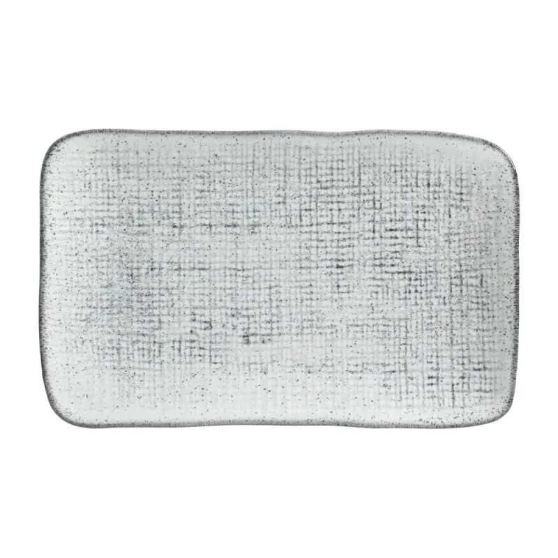 Conjunto Com 4 Travessas Retangular Média Juta Echo 27X16Cm - Porto Brasil Cerâmica - Utilidades Domesticas