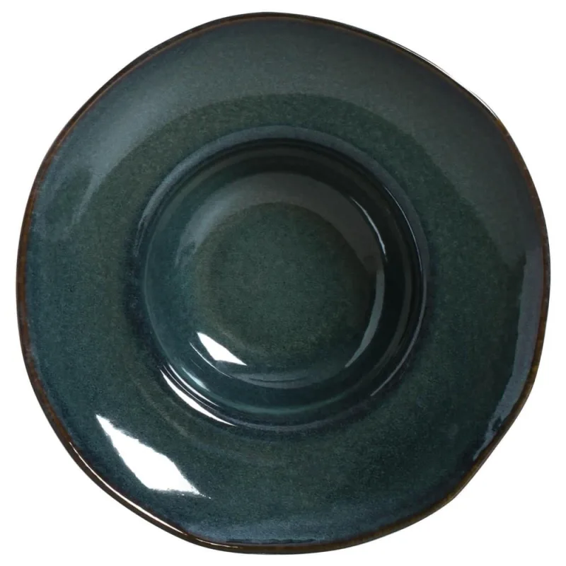 Conjunto com 4 Pratos de Massa Orgânico Oceano Ø28x6,5cm 450ml - Porto Brasil Cerâmica - Utilidades Domesticas