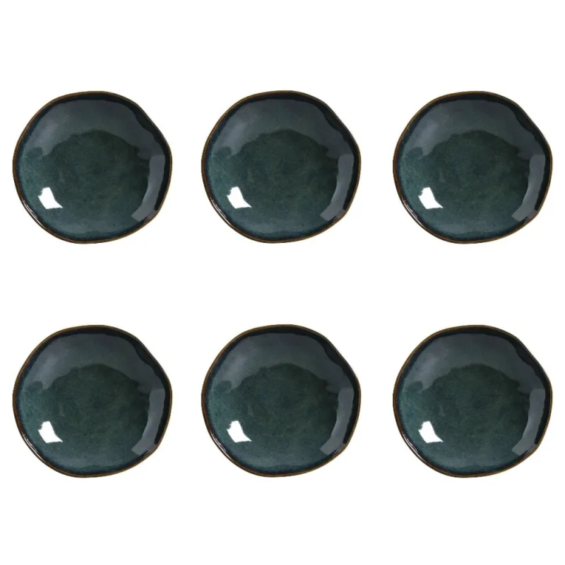 Conjunto de Pratos Fundos 06 Peças Orgânico Oceano Porto Brasil - Porto Brasil - Utilidades Domesticas