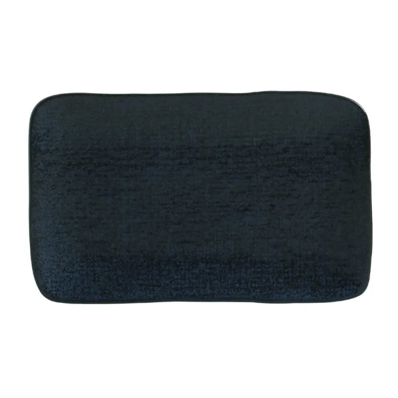 Conjunto com 4 Travessas Retangular Média Juta Night Blue 27x16cm - Porto Brasil Cerâmica - Utilidades Domesticas