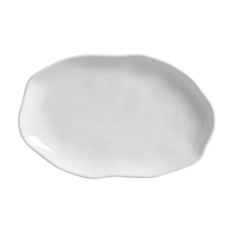 Conjunto com 4 Travessas Oval Rasa Média Bio New White 30x20cm - Porto Brasil Cerâmica - Utilidades Domesticas