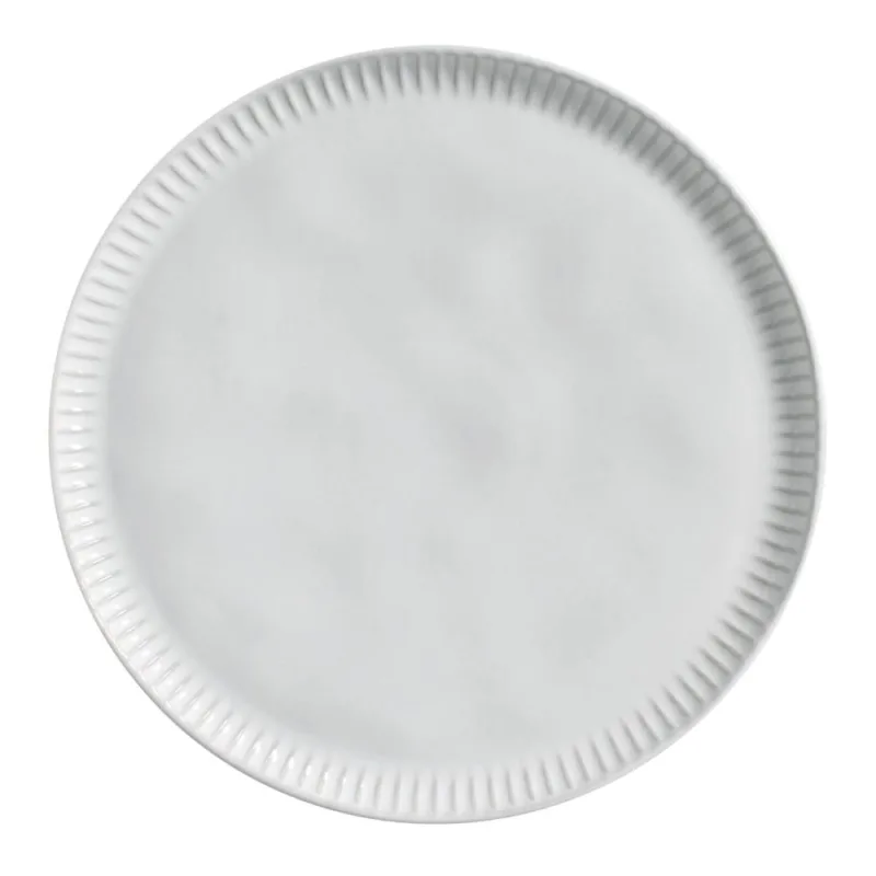 Conjunto com 6 Pratos Raso Linhas New White Ø27,5cm - Porto Brasil Cerâmica - Utilidades Domesticas