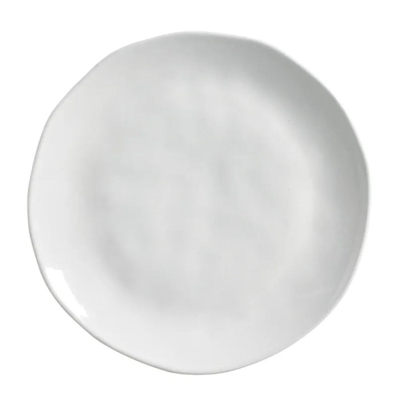 Conjunto com 6 Pratos Raso Orgânico New White Ø26,5cm - Porto Brasil Cerâmica - Utilidades Domesticas