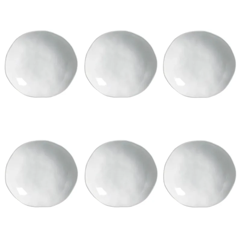 Conjunto de Pratos Fundos 06 Peças Orgânico New White Porto Brasil - Porto Brasil - Utilidades Domesticas