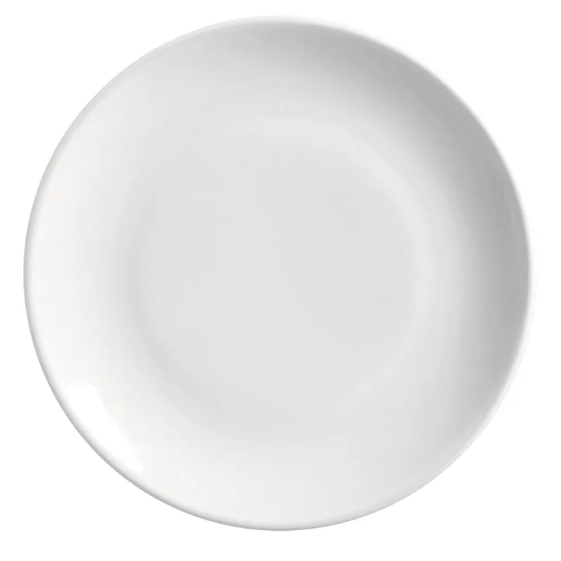 Conjunto com 6 Pratos Raso Coup Stoneware Hotelaria New White Ø26,5cm - Porto Brasil Cerâmica - Utilidades Domesticas