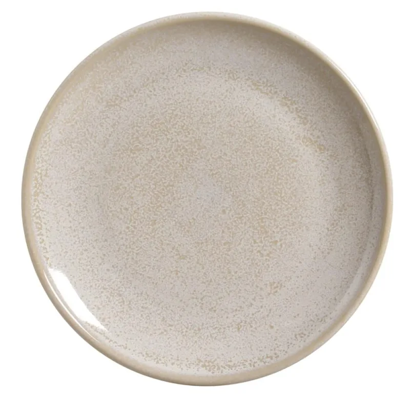Conjunto com 6 Pratos Raso Coup Stoneware Hotelaria Latte Ø26,5cm - Porto Brasil Cerâmica - Utilidades Domesticas