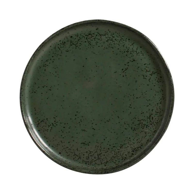 Conjunto com 6 Pratos de Sobremesa Bio Greenery Ø21,5cm - Porto Brasil Cerâmica