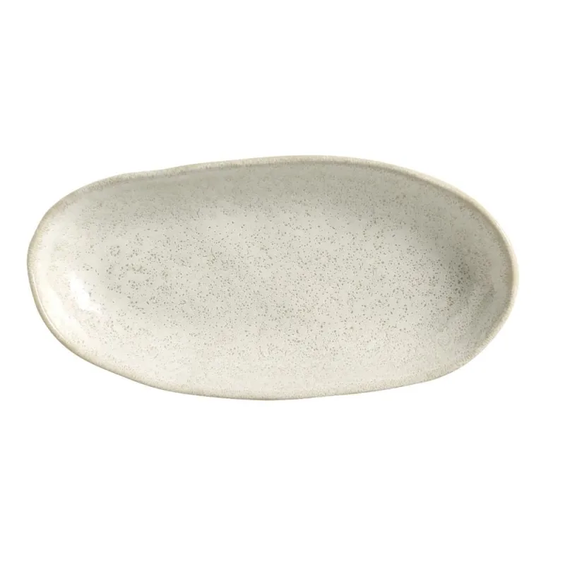 Conjunto com 4 Travessas Oval Funda G Orgânico Vanilla 32x16cm 650ml - Porto Brasil Cerâmica - Utilidades Domesticas
