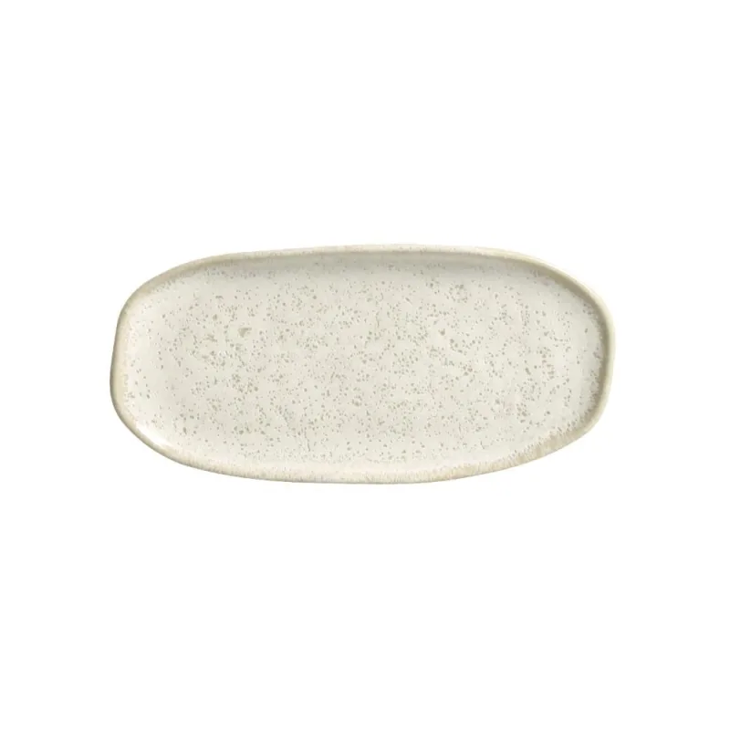 Conjunto com 4 Travessas Oval Rasa Pequena Orgânico Vanilla 23x11cm - Porto Brasil Cerâmica - Utilidades Domesticas