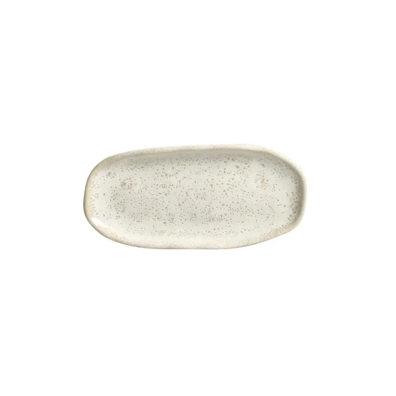 Conjunto com 4 Travessas Oval Rasa Mini Orgânico Vanilla 16,5x8cm - Porto Brasil Cerâmica - Utilidades Domesticas