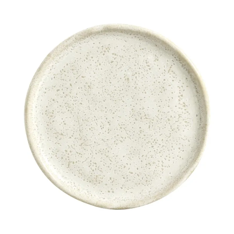 Conjunto com 6 Pratos de Pão Bio Vanilla Ø15,5x1,6cm - Porto Brasil Cerâmica - Utilidades Domesticas