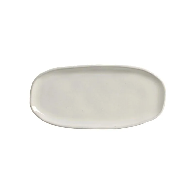 Conjunto com 4 Travessas Oval Rasa Pequena Orgânico Glam 23x11cm - Porto Brasil Cerâmica - Utilidades Domesticas